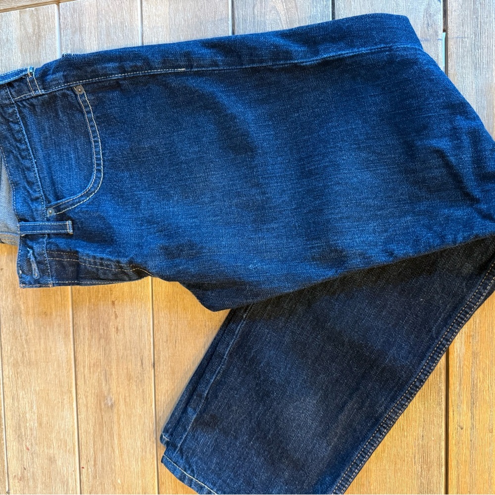 Hollister Men's Dark Blue Straight Jeans